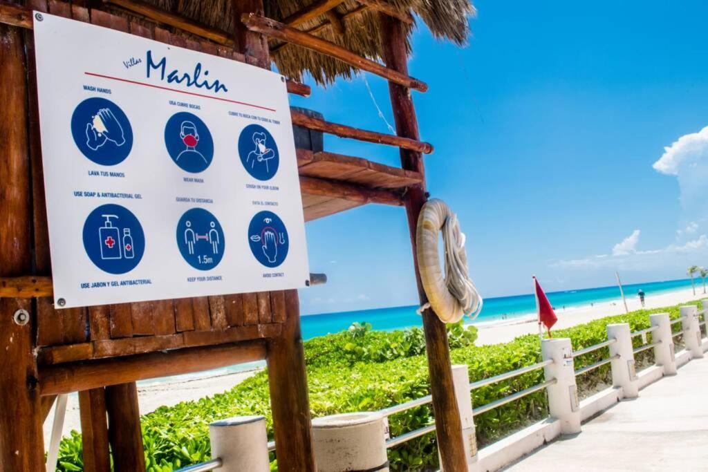 Villas Marlin 108, A Pie De Playa, Albercas, Jacuzi, Ubicacion Inmejorable Канкун Екстериор снимка