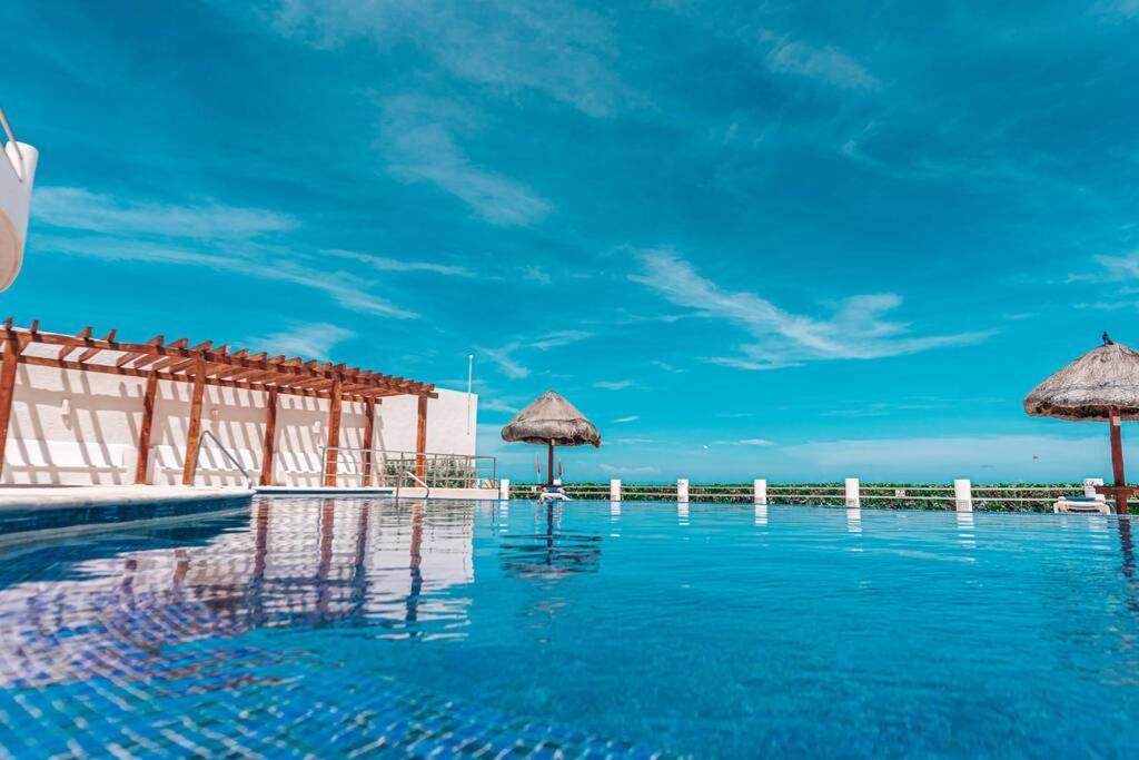 Villas Marlin 108, A Pie De Playa, Albercas, Jacuzi, Ubicacion Inmejorable Канкун Екстериор снимка