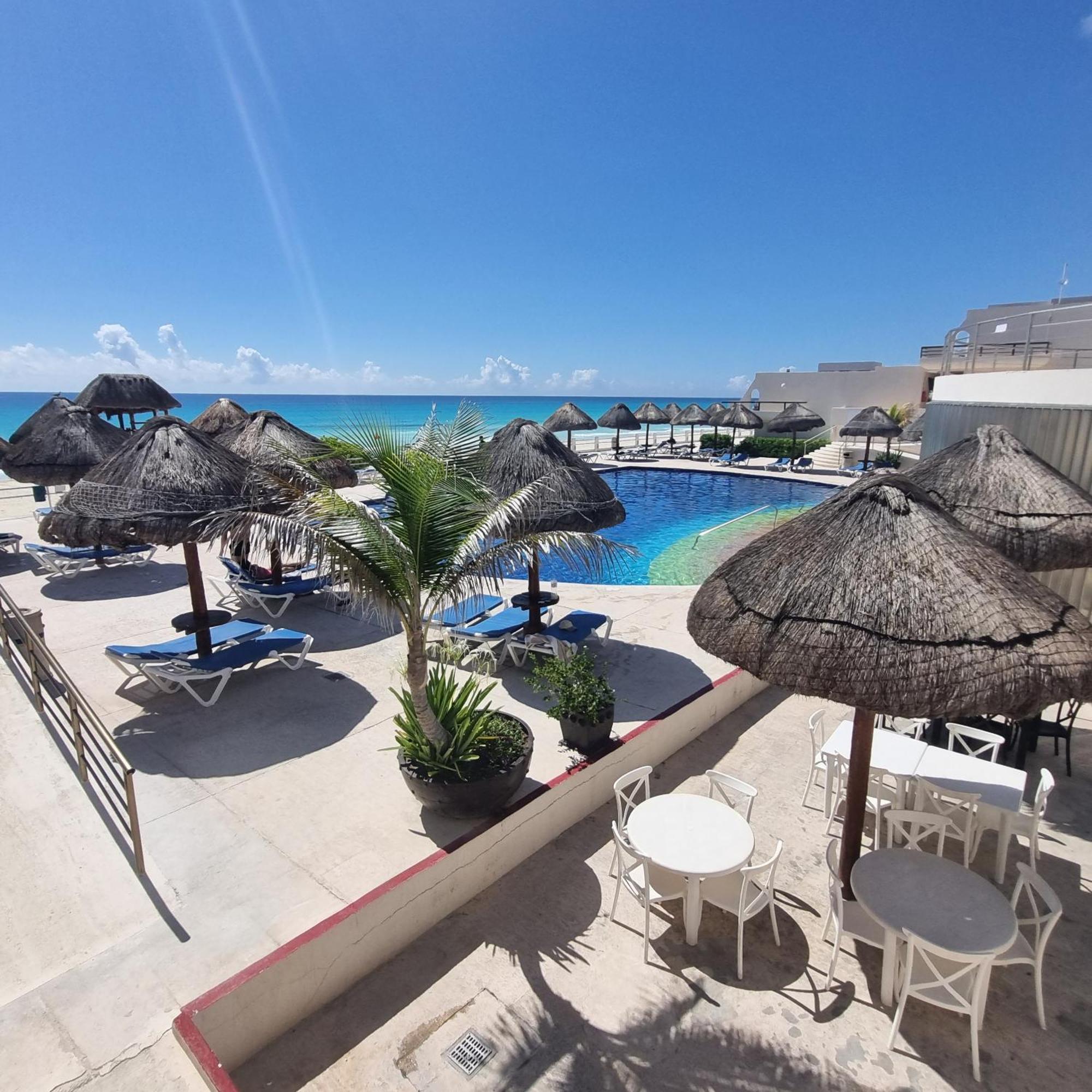 Villas Marlin 108, A Pie De Playa, Albercas, Jacuzi, Ubicacion Inmejorable Канкун Екстериор снимка